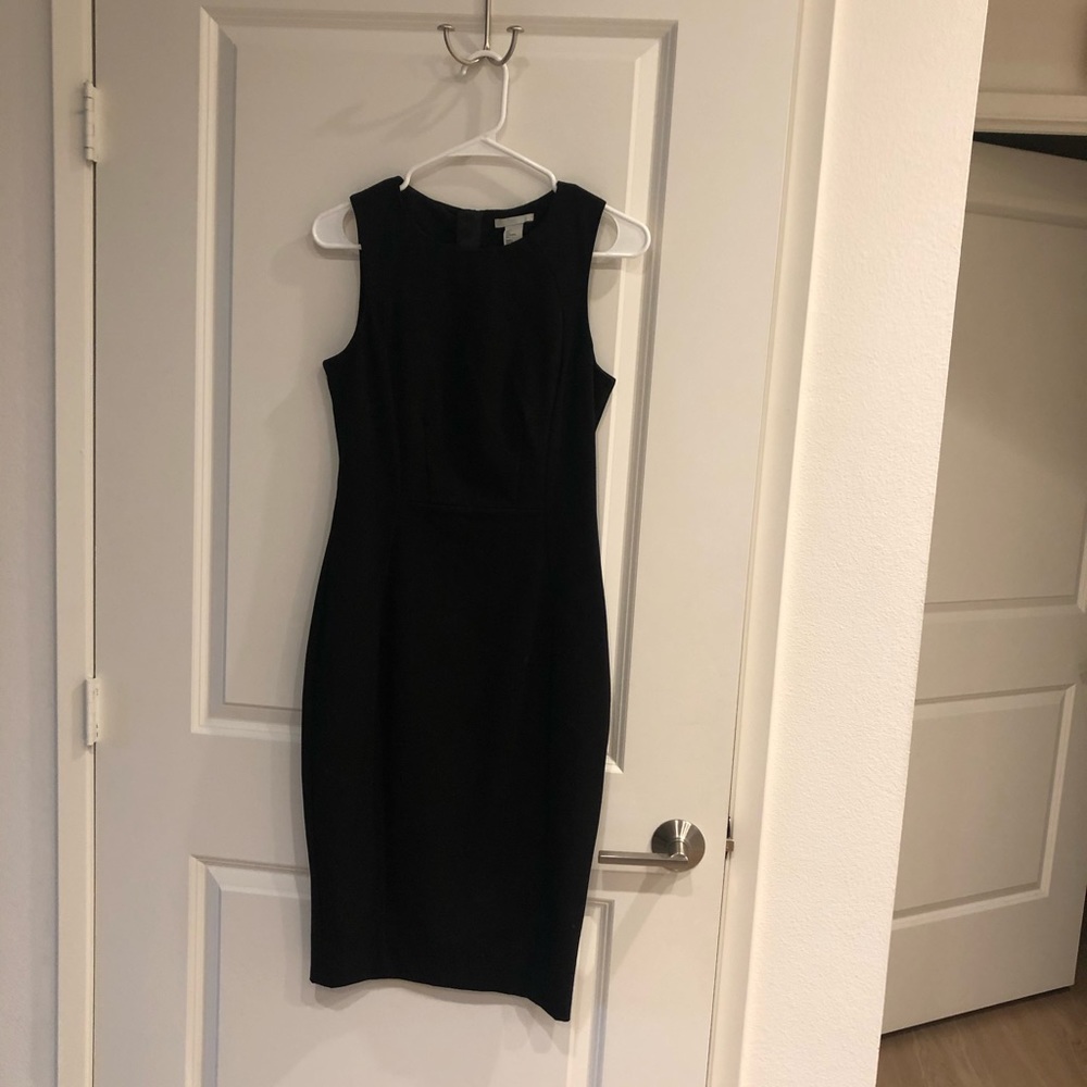 Black H&M sheath dress size 6